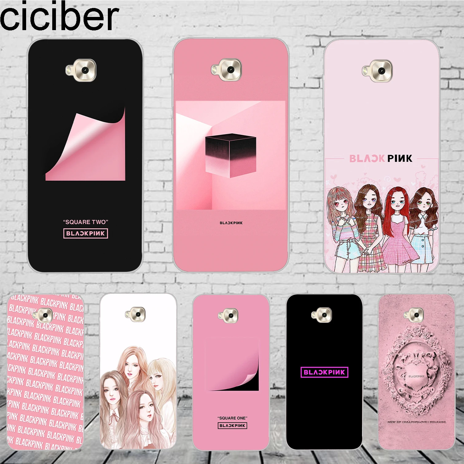 

ciciber K-pop BLACKPINK Cover For ASUS Zenfone 3 Max ZC520TL For ZenFone Live 3 GO ZB501KL ZB500KL Phone Cases Soft TPU Shell