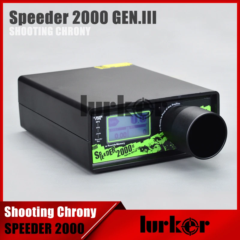 Hlurker Chronograph SPEEDER 2000 Shooting Chrony Can Storage 10 Set Of data  Better Than X3200 For Airsoft Air BB Gun - AliExpress