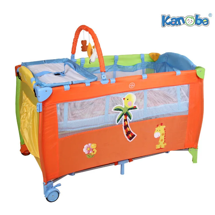 

European-style Multi-function Crib Export Folding Baby Shaker Baby Products Play Bed Crib Baby Nursery Sleeping Bed