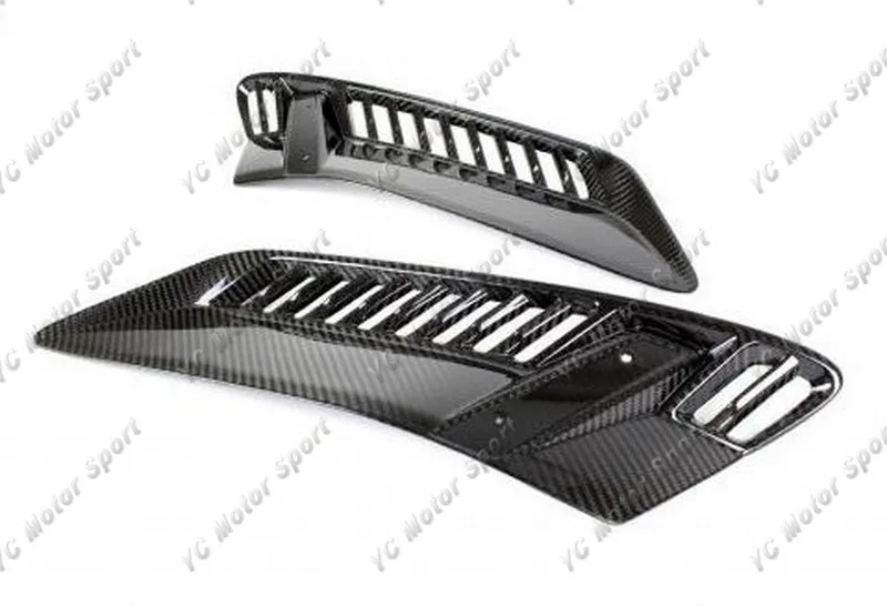 2014-2019 Chevrolet Corvette C7 Z06-Style Front Fender Vents CF (1)