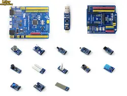 STM32 STM32F103RBT6 ARM Cortex M3 макетная плата совместима с NUCLEO-F103RB + сенсорами + плата расширения входа/выхода