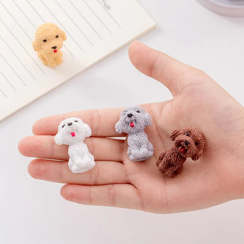 1 шт. креативные милые Пёс из мультфильма ластик Kawaii канцелярский карандаш