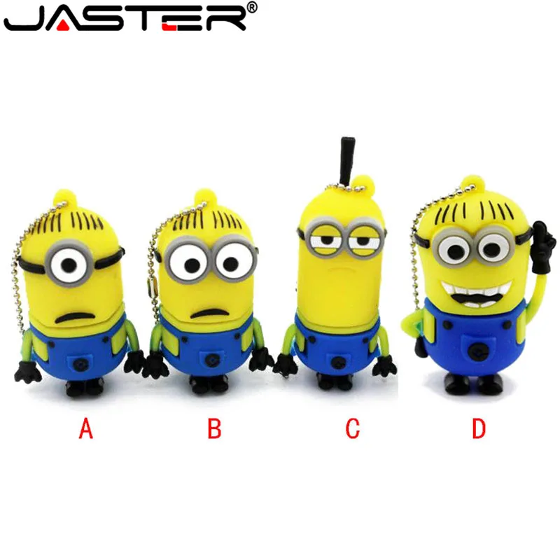 JASTER Гадкий я мультфильм Миньоны флеш диск USB 2 0 4G 8G 16G U Флешка/карта