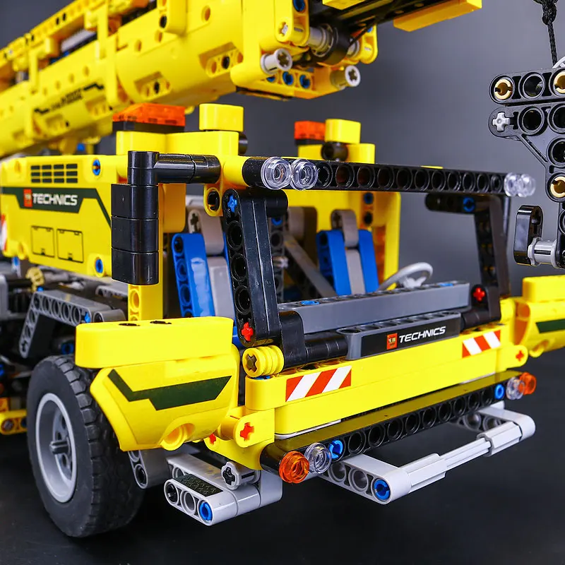 Ceny DHL 20004 Technic silnik mocy mobilny żuraw Mk II modelu budynku zestawy DIY blok montaż cegieł prezenty dla dzieci legoing 42009