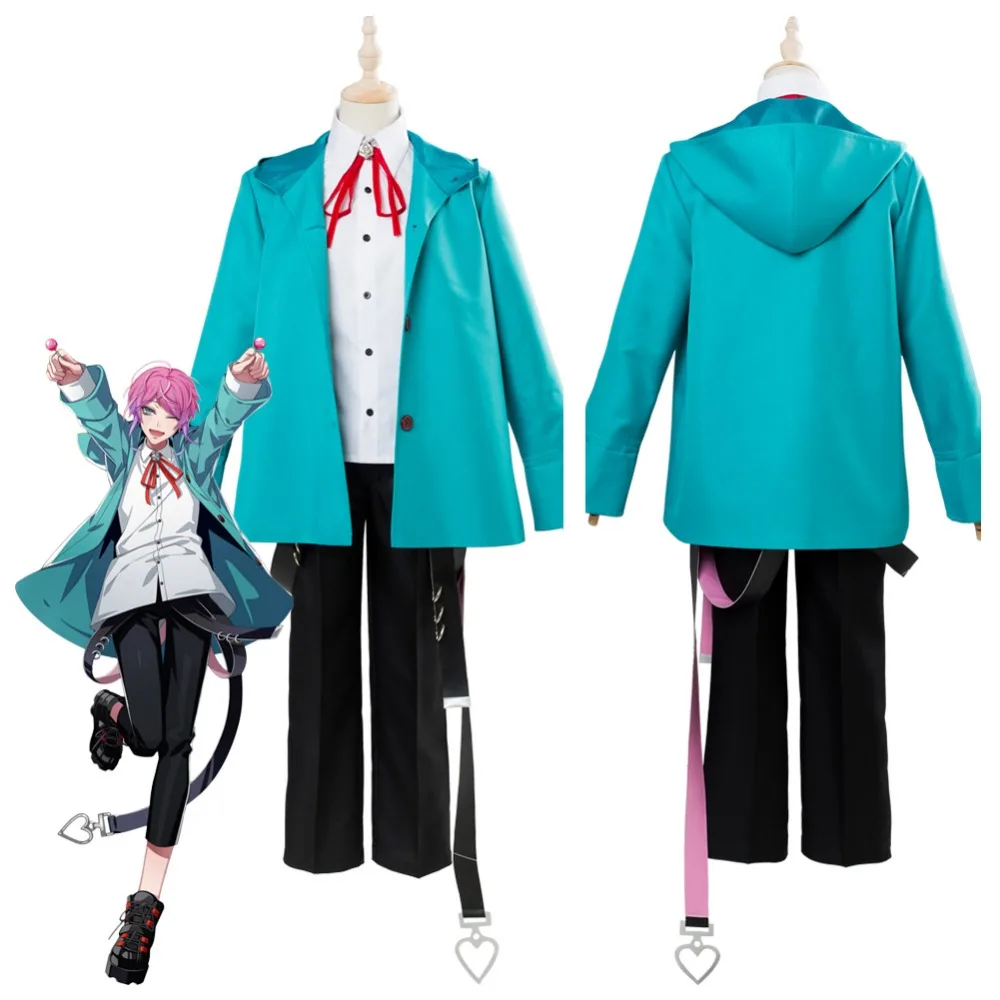 Division Rap Battle Ramuda Amemura Adult Cosplay Costume with Necklace Gift