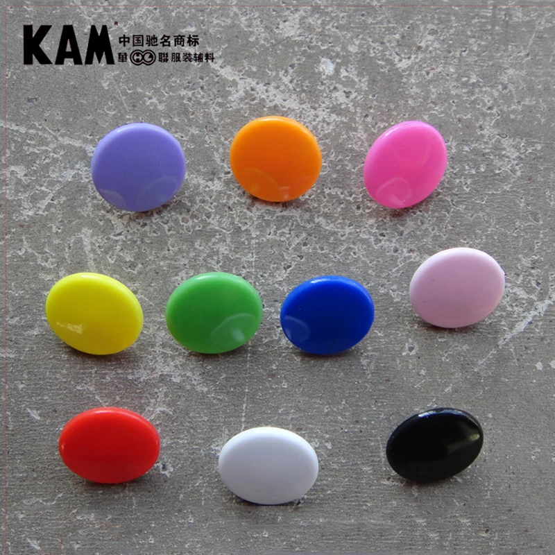 

10 Colors Mixed 150 Sets KAM T3 16 10mm Glossy Plastic Snap Buttons Snap Fastener For Diaper DIY Kit Mixing