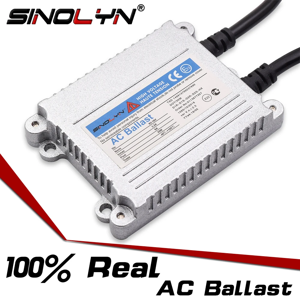 

Car Styling 12V 35W 9-16V HID Xenon Headlight 100% Real High Quality AC Slim Ballast Reactor Ignition Block For Xenon HID Lamps
