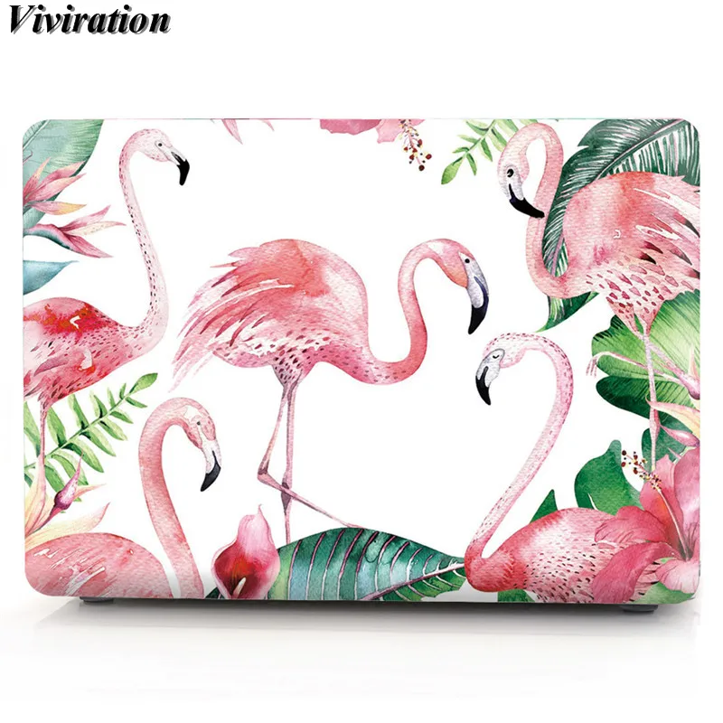

High Quality Silicone Cover Fashion PVC Prints Women Computer Accessories Set For Macbook Air 11 13 Pro 13 13.3 15.4" Viviration