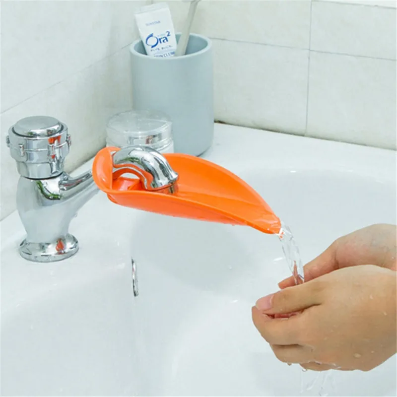 New Baby Faucet Extender Cute Shape Baby Kids Hand Washing Sink Gift