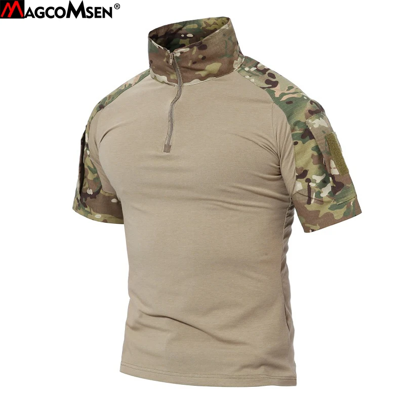 Aliexpress.com : Buy MAGCOMSEN Men T Shirts Multicam Camouflage ...
