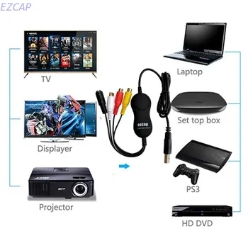 

2017 new uvc video audio card capture, convert analog video audio to digital for windows, mac, linux,android os Free shipping