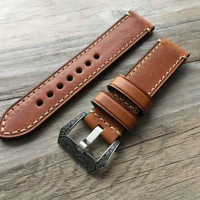 Cinturini In Vera Pelle Uomo Donna Italia Cinturino Cinturino Per Cintura Panerai Fibbia In Acciaio Inossidabile 20 22 24 26Mm Relogio