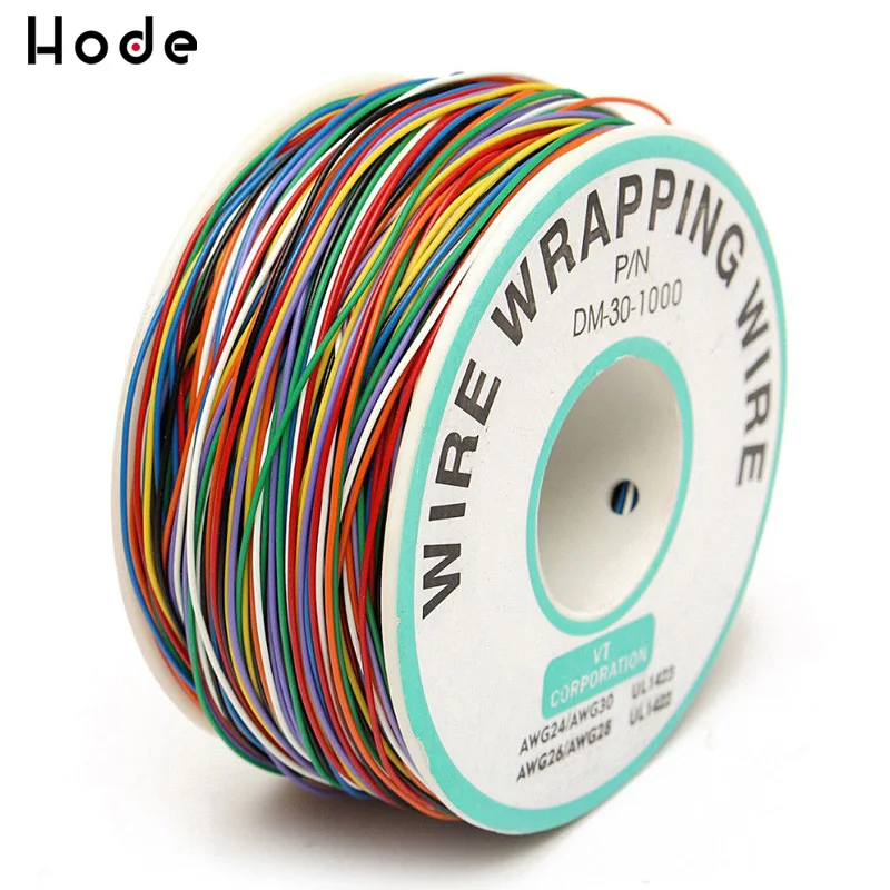 1 рулон оберточной проволоки 30AWG 0 25 мм оловянный медный провод оберточный