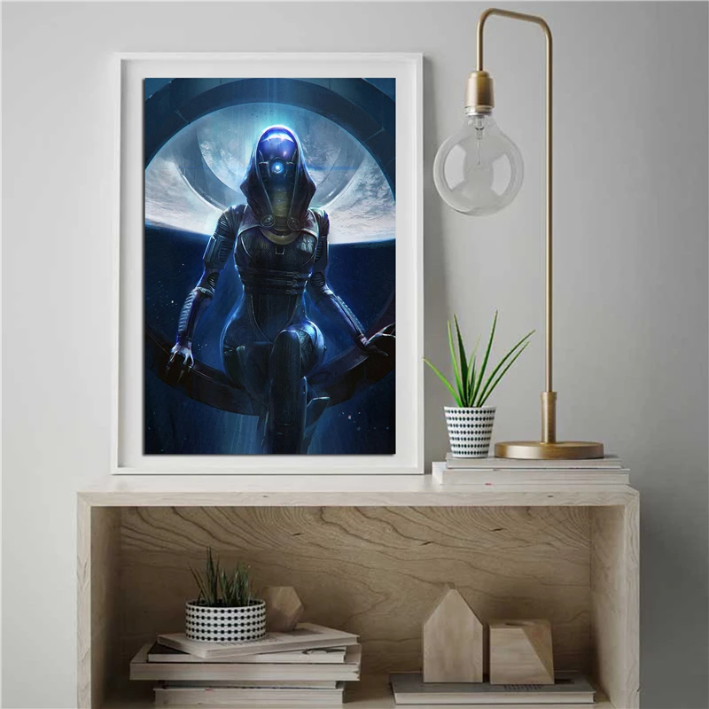 Mass Effect Tali Wallpaper Wall Art Canvas Posters Prints Painting Salon Pictures Bedroom Modern Home