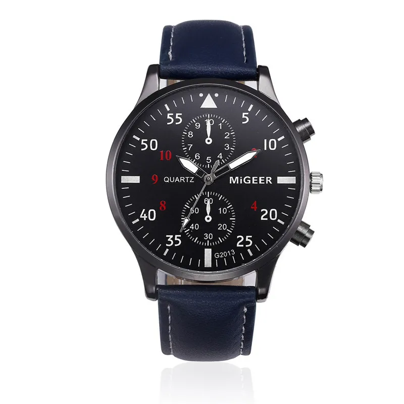 

Retro Design Leather Band Watches Men Top Brand Relogio Masculino 2018 NEW Mens Sports Clock Analog Quartz Wrist Watches #Zer