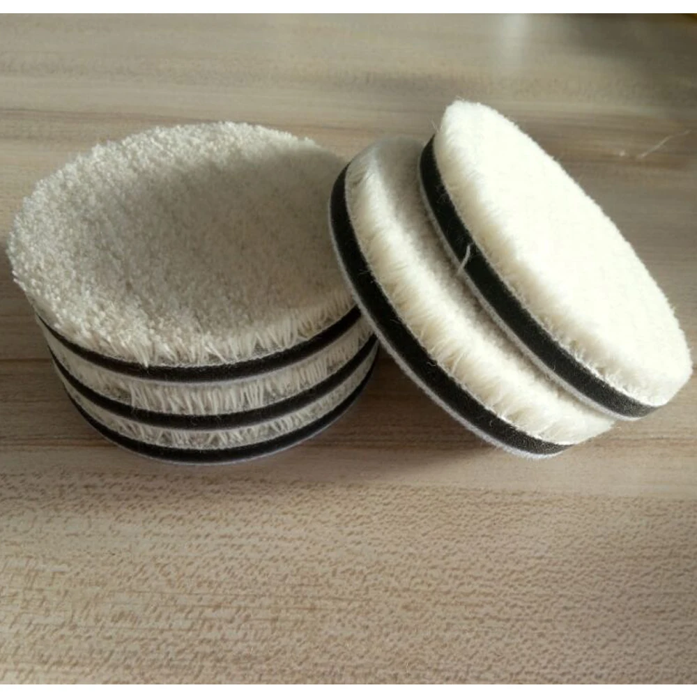 80mm Wool polising Pad Buffing Pad 5pcs For Car Or Glass Polisher in