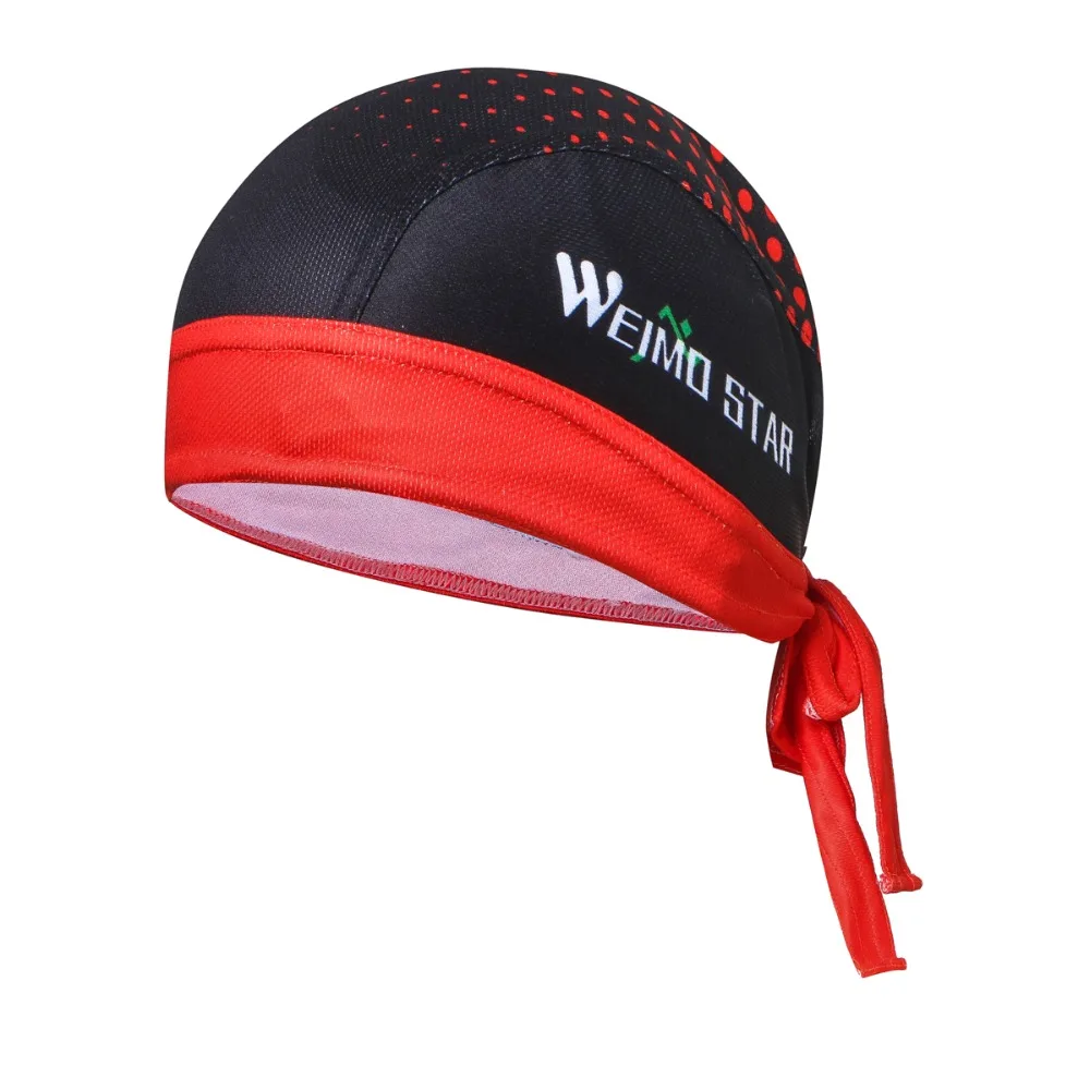 Weimostar Men Women Cycling Cap Bandana Head Coolmax Bike Team Quick Dry Sweat Hats MTB Sport Breathable Bicycle cap Helmet