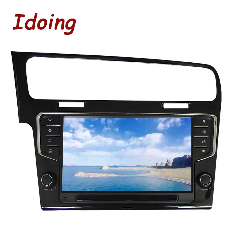 Clearance Idoing 1 Din Android 9.0 For GOLF 2013 Steering-Wheel Car Multimedia Video Player Fast Boot 8Core 4G+32G Navigation bluetooth 4