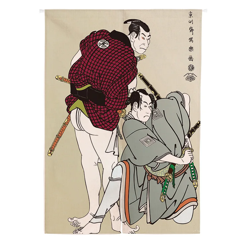 Японская дверь Ukiyo-e, занавеска для кухни, подвесная занавеска, занавеска, Норен, японская занавеска, входная дверь фэн-шуй, занавеска