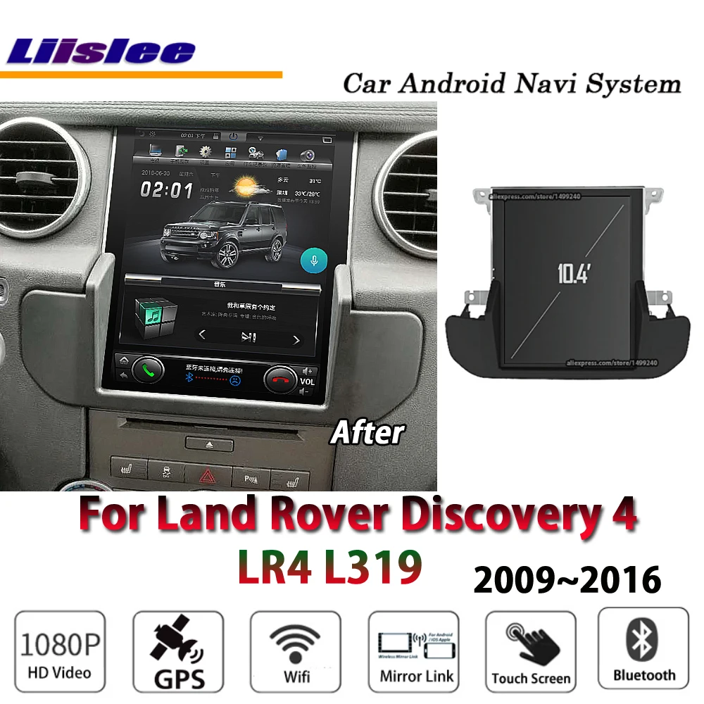Best Liislee Car Android For Land For Rover Discovery 4 LR4 2009~2016 Original style Carplay GPS Nav Map Navigation System Multimedia 11