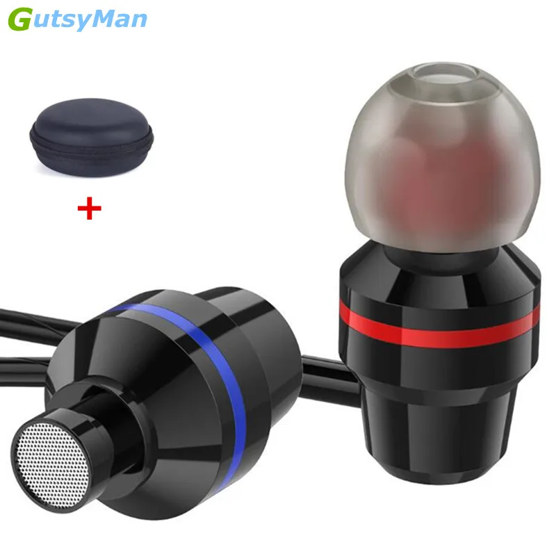 

GutsyMan 3.5mm Jack In-ear Earphone Colorful Headset Hifi Earbud Bass Earpieces for Phone Ear Phones fone de ouvido Dropshipping