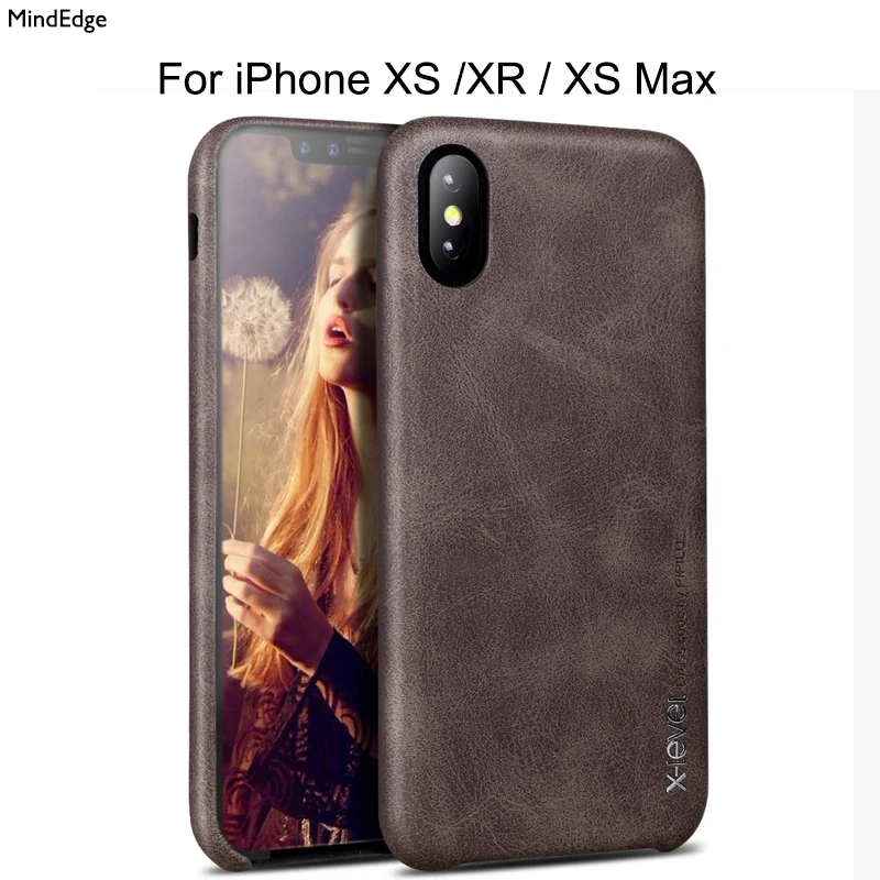 Ultra Thin Slim Magnetic Back Cover Case for iPhone XS XS Plus Leather Case Car Holder 360 Shockproof for iPhone XR Case Vintage