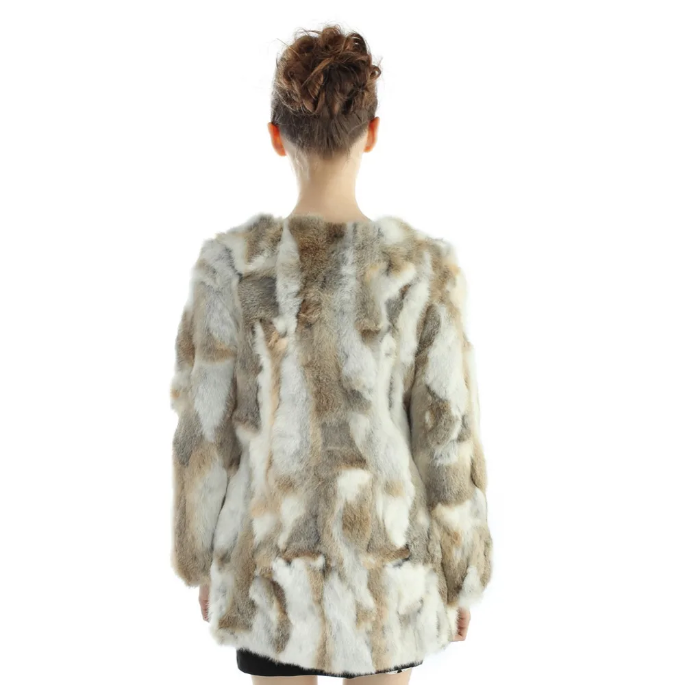 Grass grass Mode À Grey Fourrure 2019 Réel Lapin Longues Yellow Femmes Long Nouvelles Manteau Manches Femelle Dx255 D'hiver Gunuine De Chaud nO8PXk0w