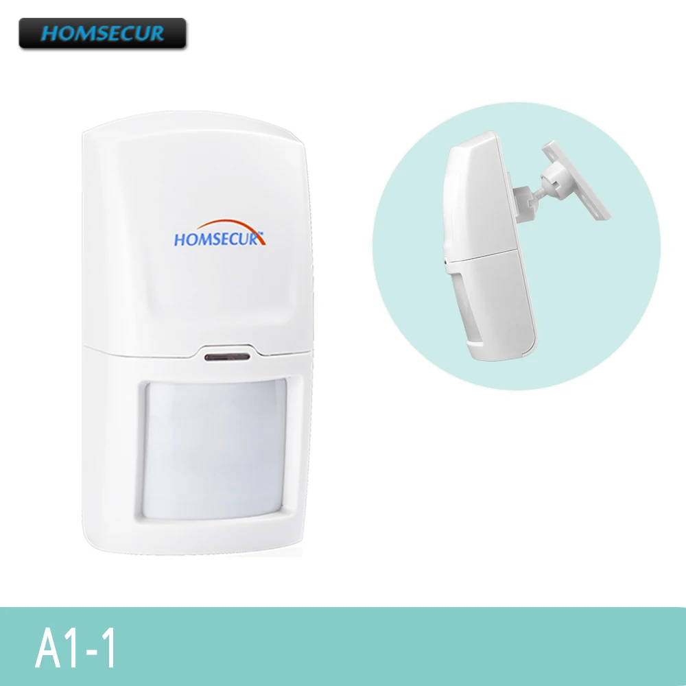 

HOMSECUR 1Pcs Wireless Motion/PIR Sensor 433MHz A1-1 For Our Home Security Alarm System