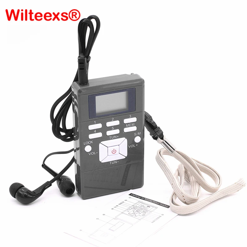 Портативный мини модуль частоты WILTEEXS цифровой светодиодный дисплей fm