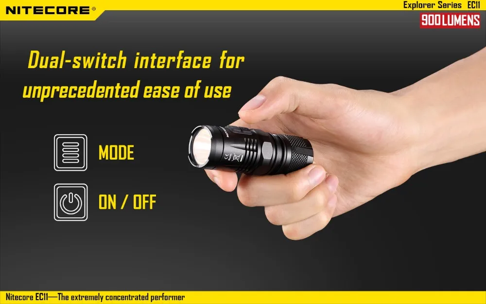 Details about / Nitecore MH1C Cree XM-L2 600 Lumens USB Rechargeable //Battery RCR-123A