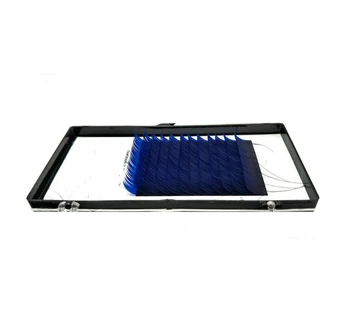 

C D curl 0.2mm 8/13mm false lashes blue color eyelash individual colored lashes Faux volume eyelash extensions