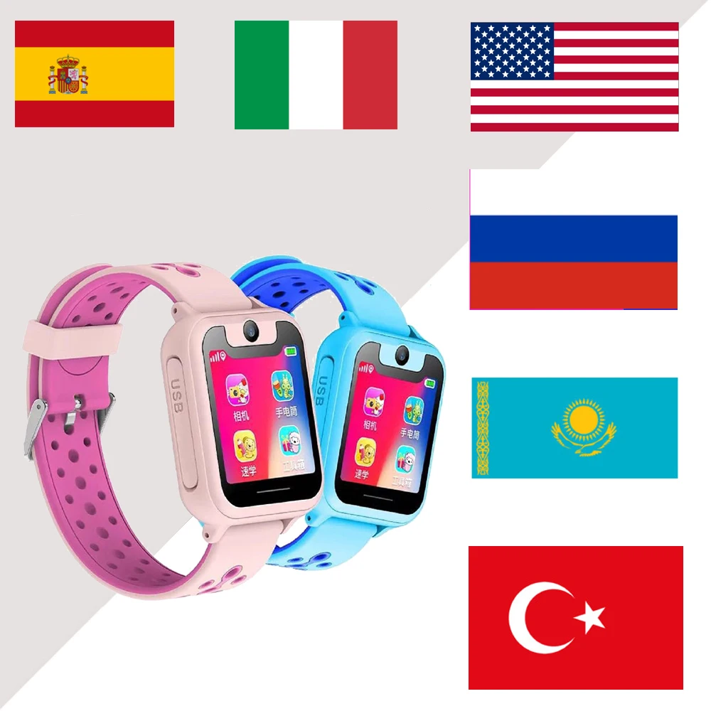 Children Child Smart Watch For Kids Baby Smartwatch For Android IOS 1.54 inch HD Color Screen Smart Watch Kids LBS Camera