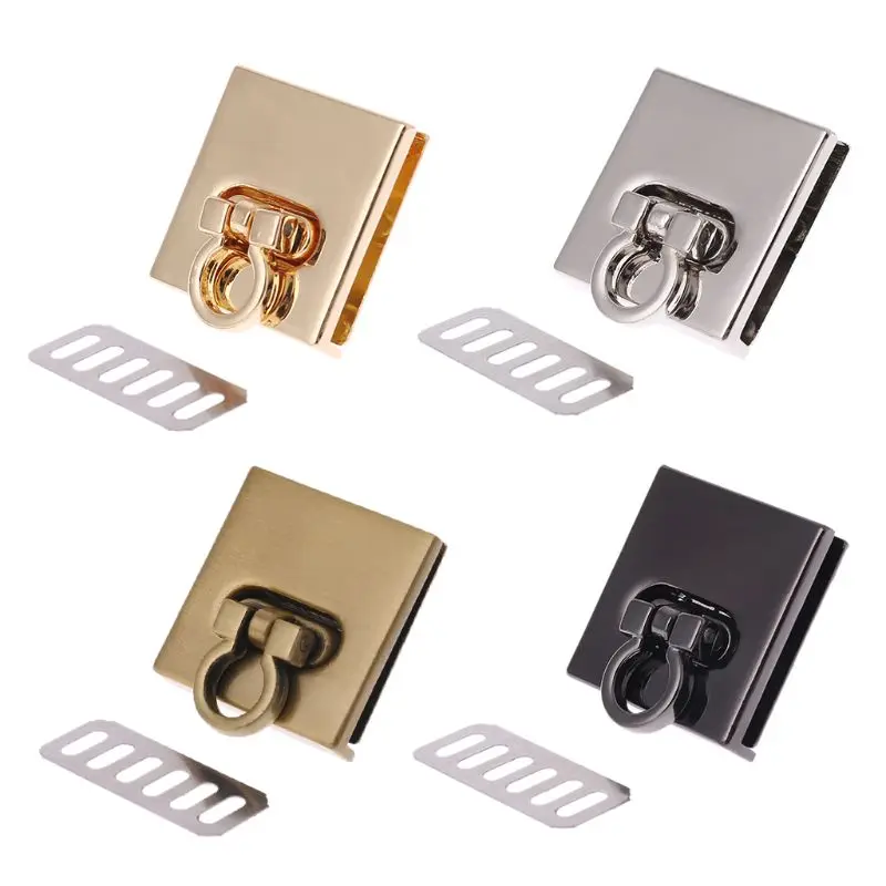 

Metal Twist Lock Bag Case Clasp For Handbags Crossbody Shoulder Bag Purse Accessories DIY Craft