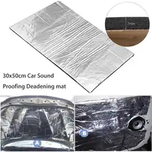 30x50 см Автомобильная звукоизоляция из стекловолокна Deadening 7 мм Закрытая ячейка пена аксессуары для интерьера