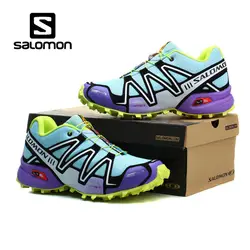Хорошее Salomon Скорость Крест 3 CS III женщины профессиональные беговые кроссовки дышащие кроссовки Женская Удобная спортивная обувь