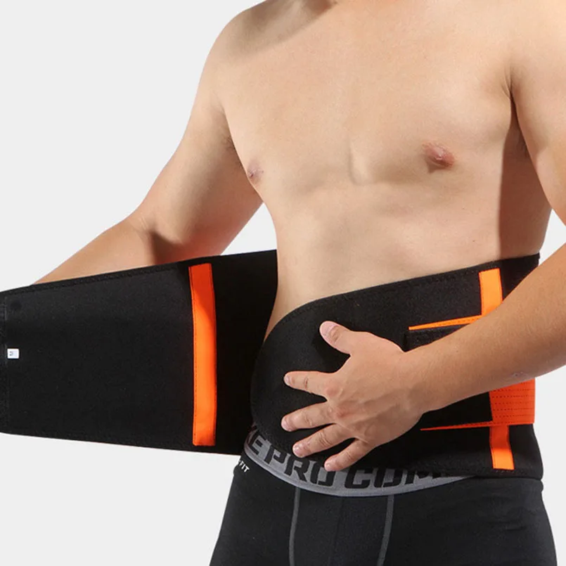 

1 Pc Neoprene Adjustable Waist Support Breathable Lumbar Waist Trimmer Belt Sports Weight lifting Fitness Waist Protector Brace