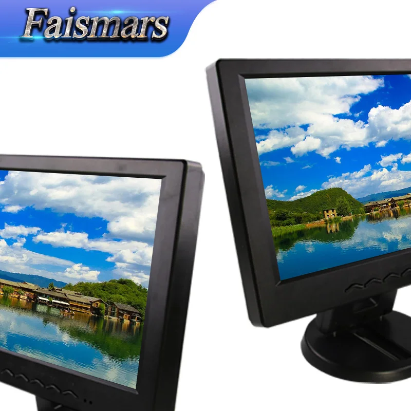 10 дюймовый бытовой квадратный экран TFT LCD монитор настольный POS монитор|pos monitor|desktop