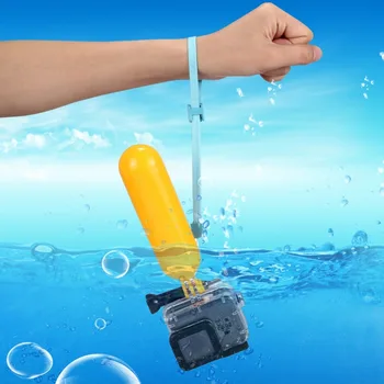 

Professional Floating Bobber Anti-Slip Monopod For Gopro Hero 4 3 2 1 3 Plus Camera With Long Handle Screw Wrist Strap