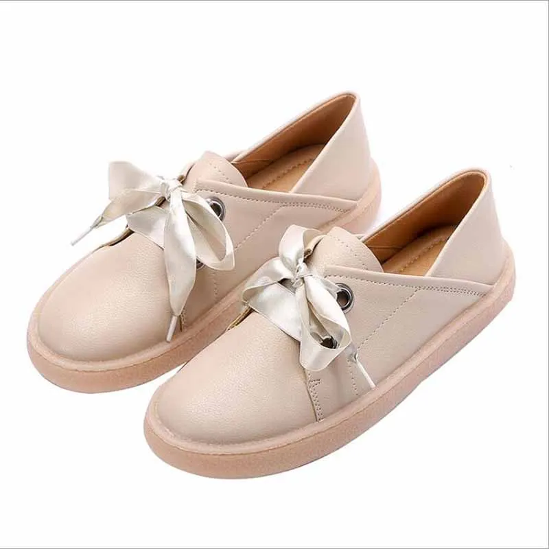 

2019 womens sandals shoe Woman Genuine Leather Flat Shoes Fashion Hand-sewn Leather Loafers Female hole hole shoes Women Flats