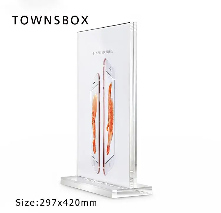 Cellphone Store Advertising Poster Frame A3 Acrylic T Table Sign Holder Desk Banner Display Phone Info Paper Photo Frame Stand Cellphone Store Advertising Poster Frame A3 Acrylic T Table Sign Holder Desk Banner Display Phone Info Paper Photo Frame Stand