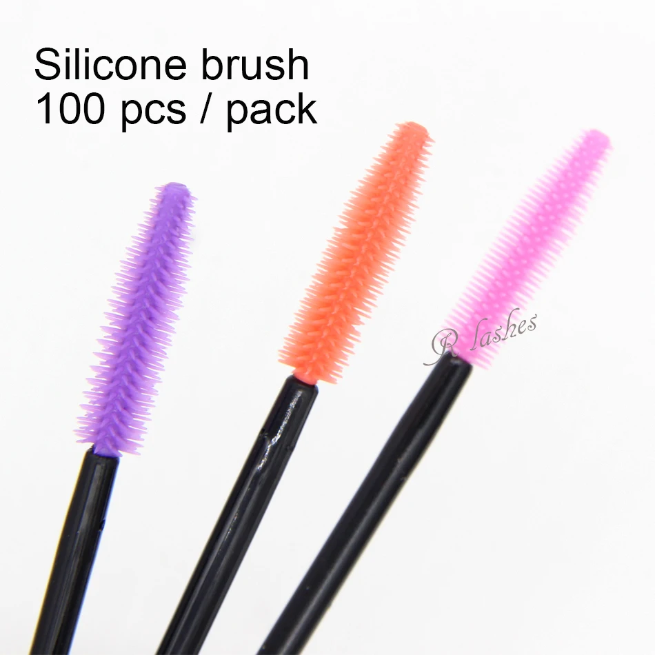 

100 pcs pack disposable eyelash extension brush mascara brush