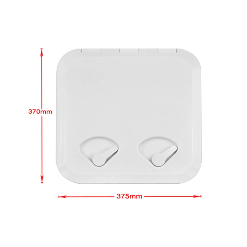 370*375mm Abs Plastic White Deck Marine Access Hatch Anti Aging