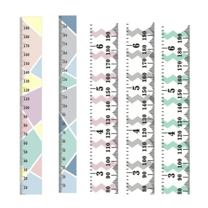 1 шт. простой цвет Макарон Детская высота линейка настенный измерение высоты украшение дома настенные художественные украшения