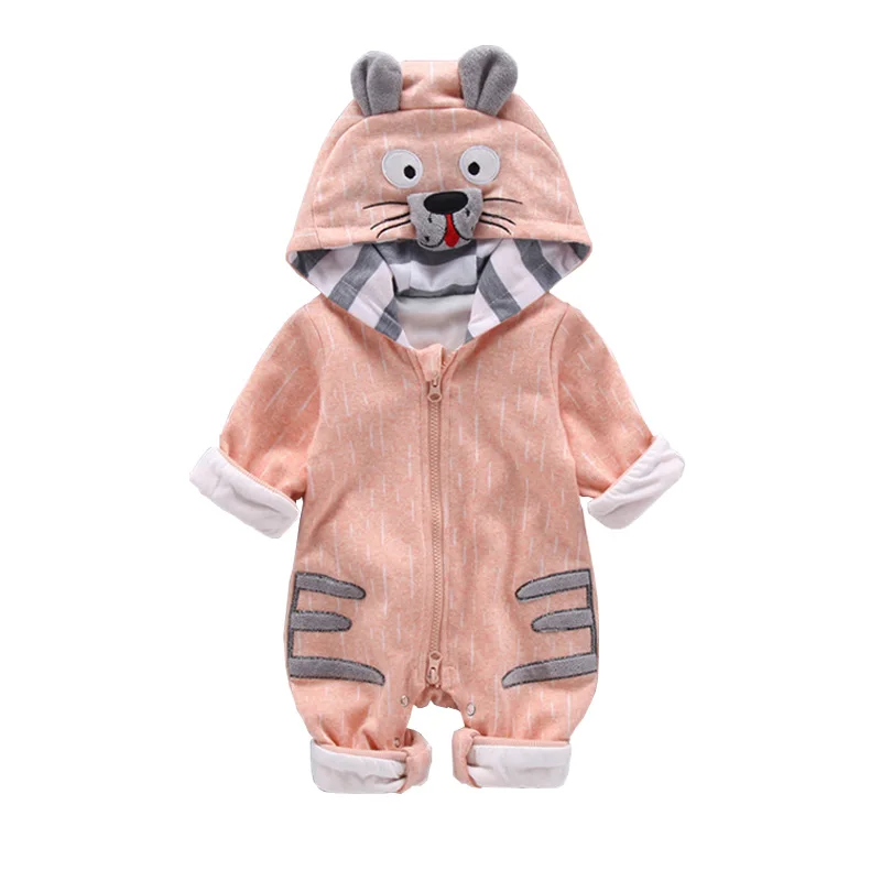 Fashion Animal Baby Romper Tiger Bebe Infant Clothing Baby Boy Girl