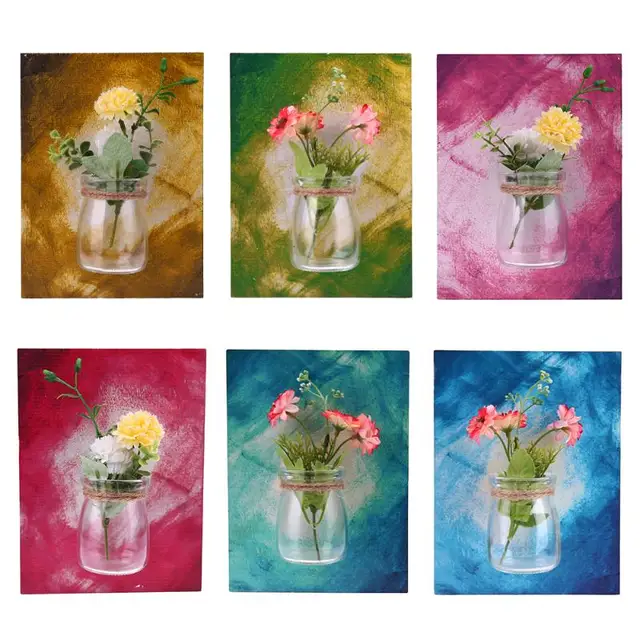 Hanging Wall Mounted Gl Flower Pot Vase Diy Home Decor Hydroponic Hanging Wall Mounted Gl Flower Pot Vase Diy Home Decor Hydroponic Plant Container