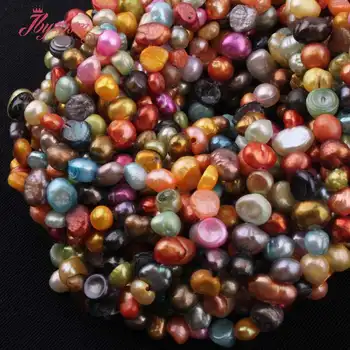 

2x3-3x4mm Multicolor Irregular Freshwater Pearl Bead Natural Stone Beads For Necklace Earring Jewelry Making 14.5" Free Shipping