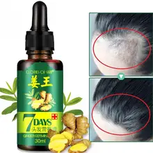 Unisex Anti Hair Loss Treatment Serum Ginger Extract Hair Regrowth Organic Beard Oil Growing Facial Hair For Men Women Hair Care