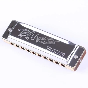 

Seydel Blues Solist Pro Diatonic Harmonica 10 Holes 20 Notes Blues Harp Key C Stainless Steel Cover Musical Instruments Germany