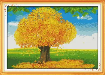 

Cross Stitching Money Tree Counted Cross Stitch DMC Cross Stitch DIY Cross Stitch Kits Embroidery for Needlework Crafts