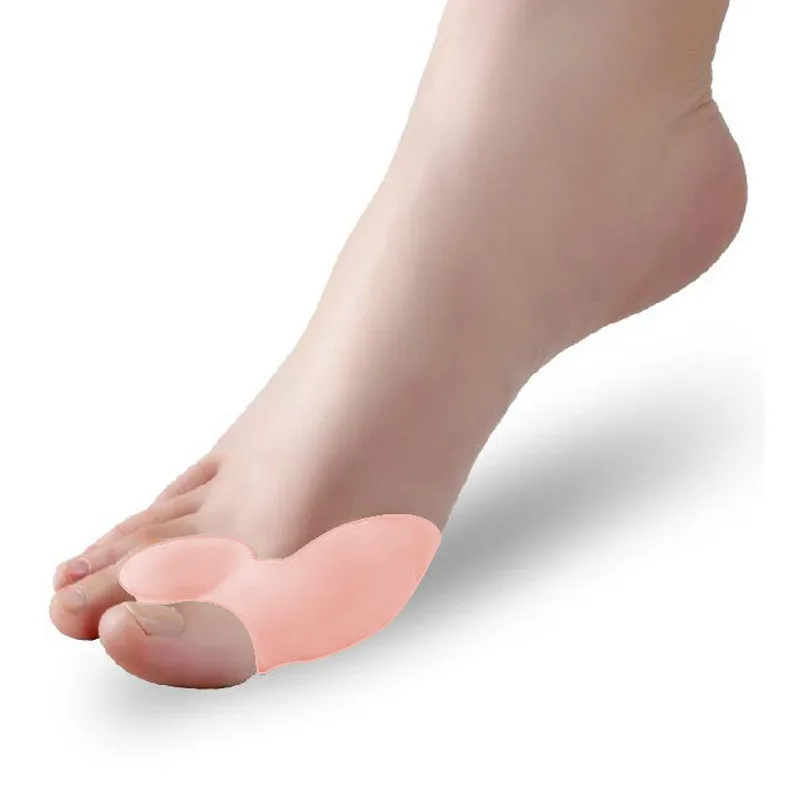 Безопасный медицинский силикагель для пальцев ног Fisioterapia Tacones Hallux корректор